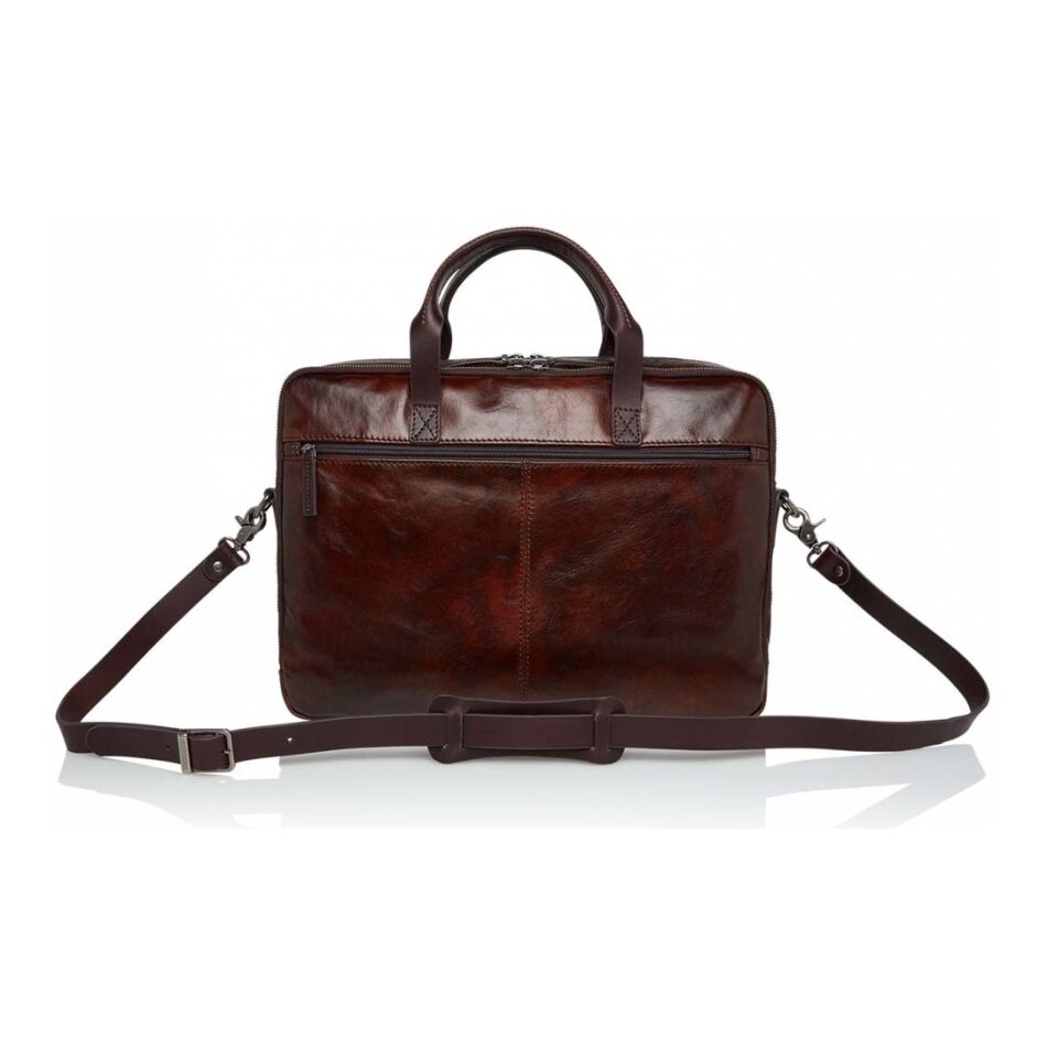 Castelijn & Beerens Rien Laptoptas 15.6 Inch RFID cognac | Wennekes.nl