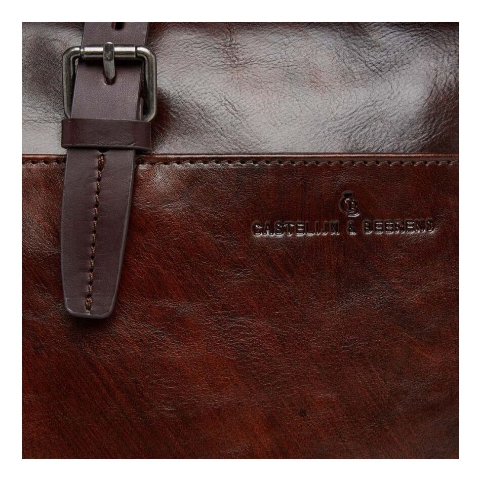 Castelijn & Beerens Rien Laptoptas 15.6 Inch RFID cognac | Wennekes.nl