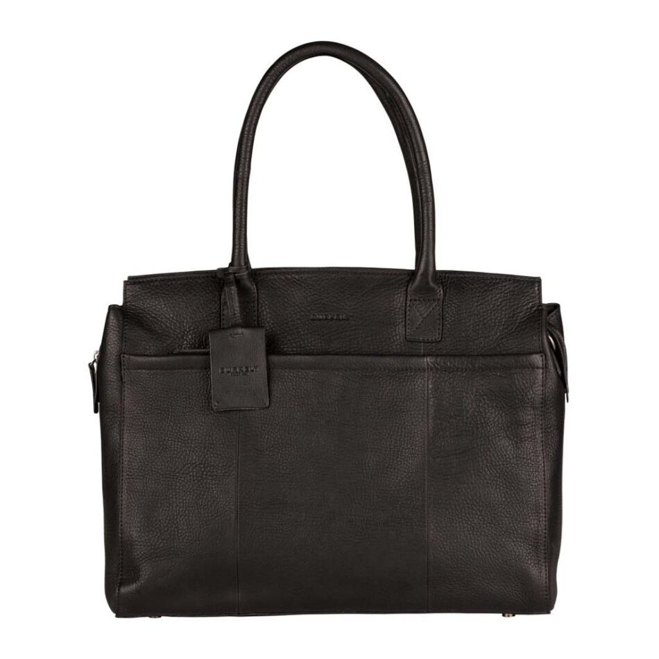 Burkely Antique Avery Laptopbag 15.6 inch zwart | Wennekes.nl