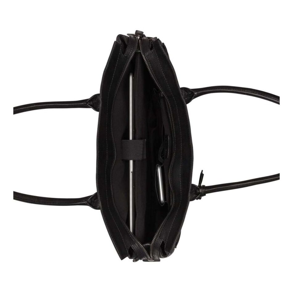 Burkely Antique Avery Laptopbag 15.6 inch zwart | Wennekes.nl