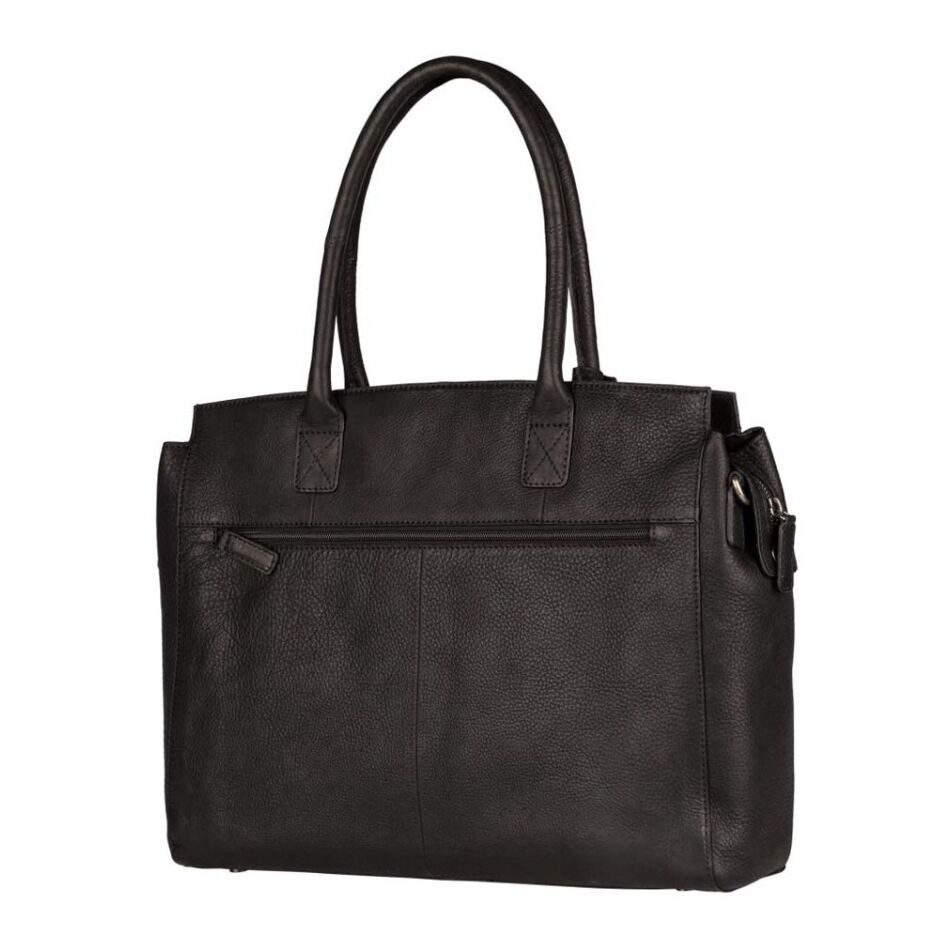 Burkely Antique Avery Laptopbag 15.6 inch zwart | Wennekes.nl
