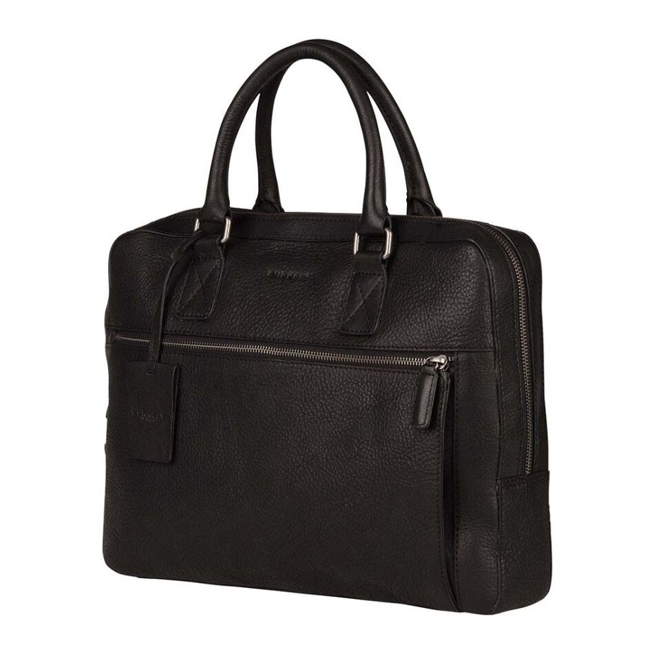 Burkely Antique Avery Laptopbag 13.3 inch zwart | Wennekes.nl