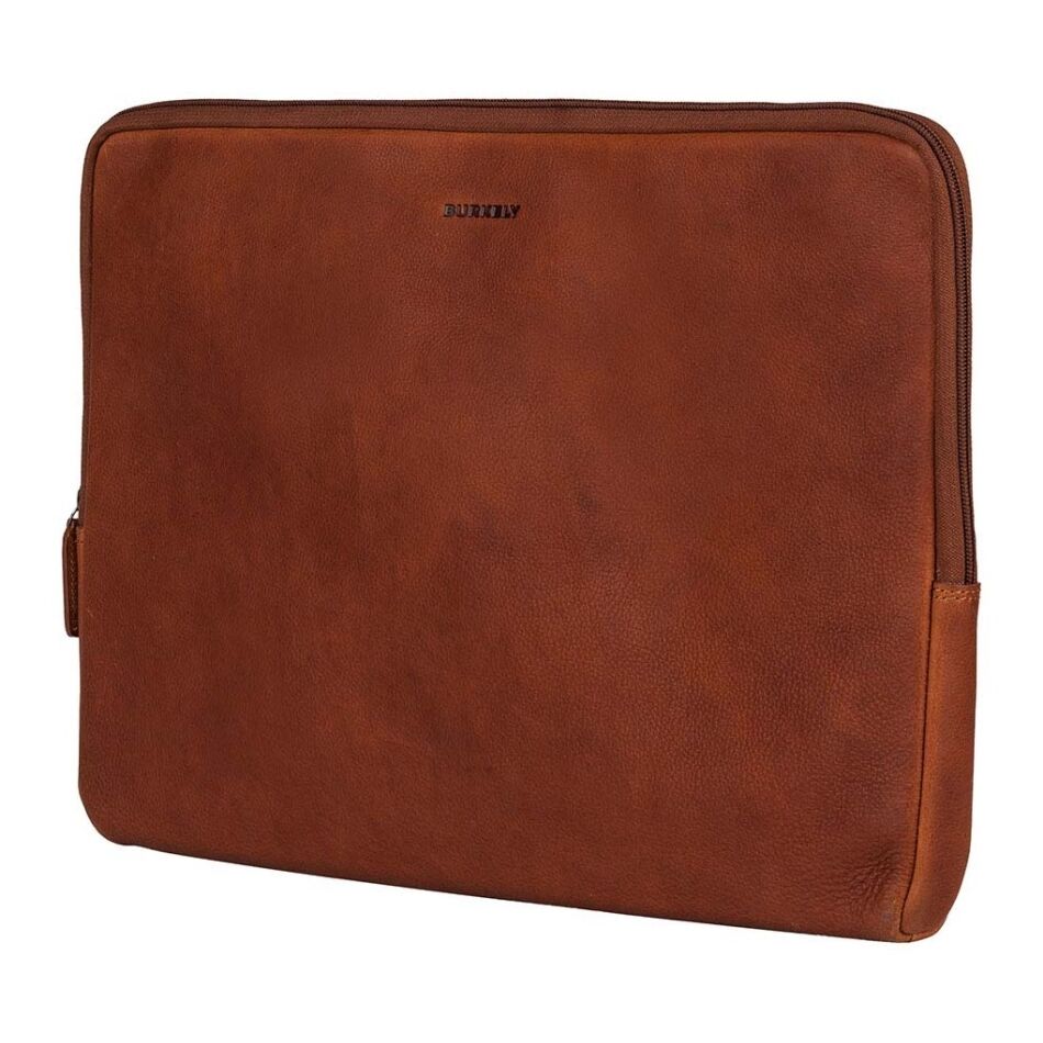 Burkely Antique Avery Laptopsleeve 15.6 inch cognac | Wennekes.nl