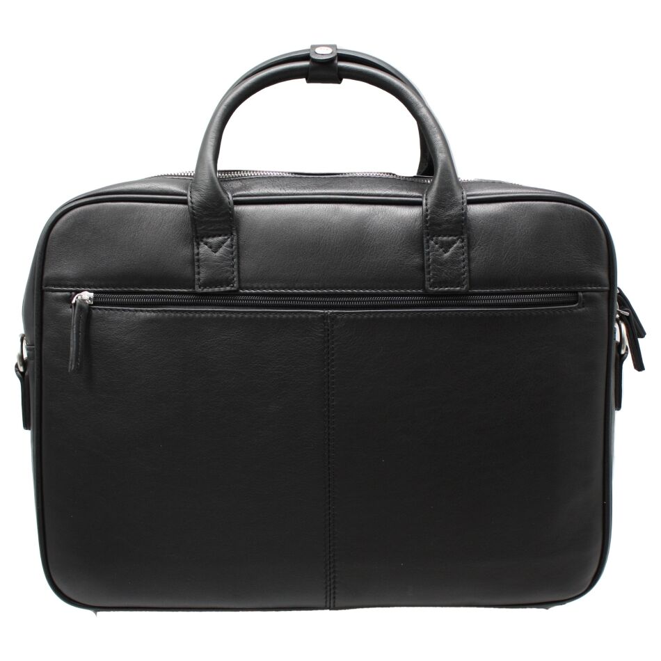 Castelijn & Beerens Originale Laptop bag 15.6 inch Single Zip zwart | Wennekes.nl