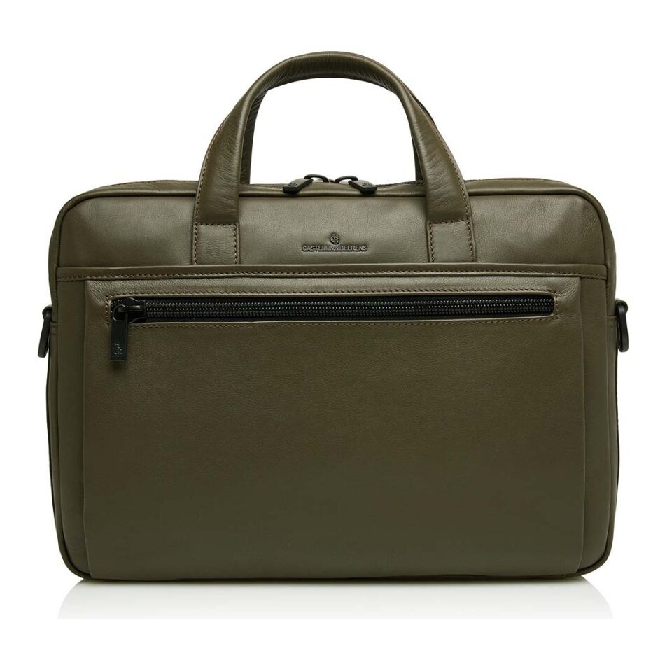 Castelijn & Beerens Charlie Laptoptas 15.6 Inch + Tablet groen | Wennekes.nl
