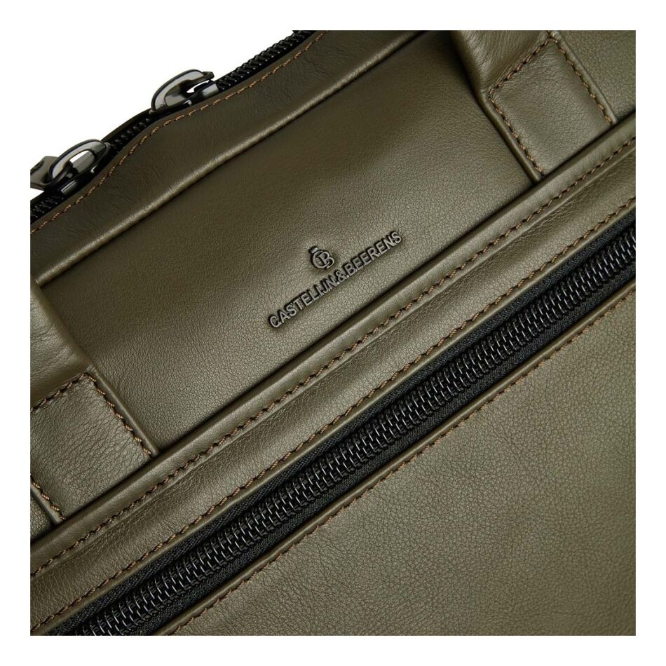 Castelijn & Beerens Charlie Laptoptas 15.6 Inch + Tablet groen | Wennekes.nl
