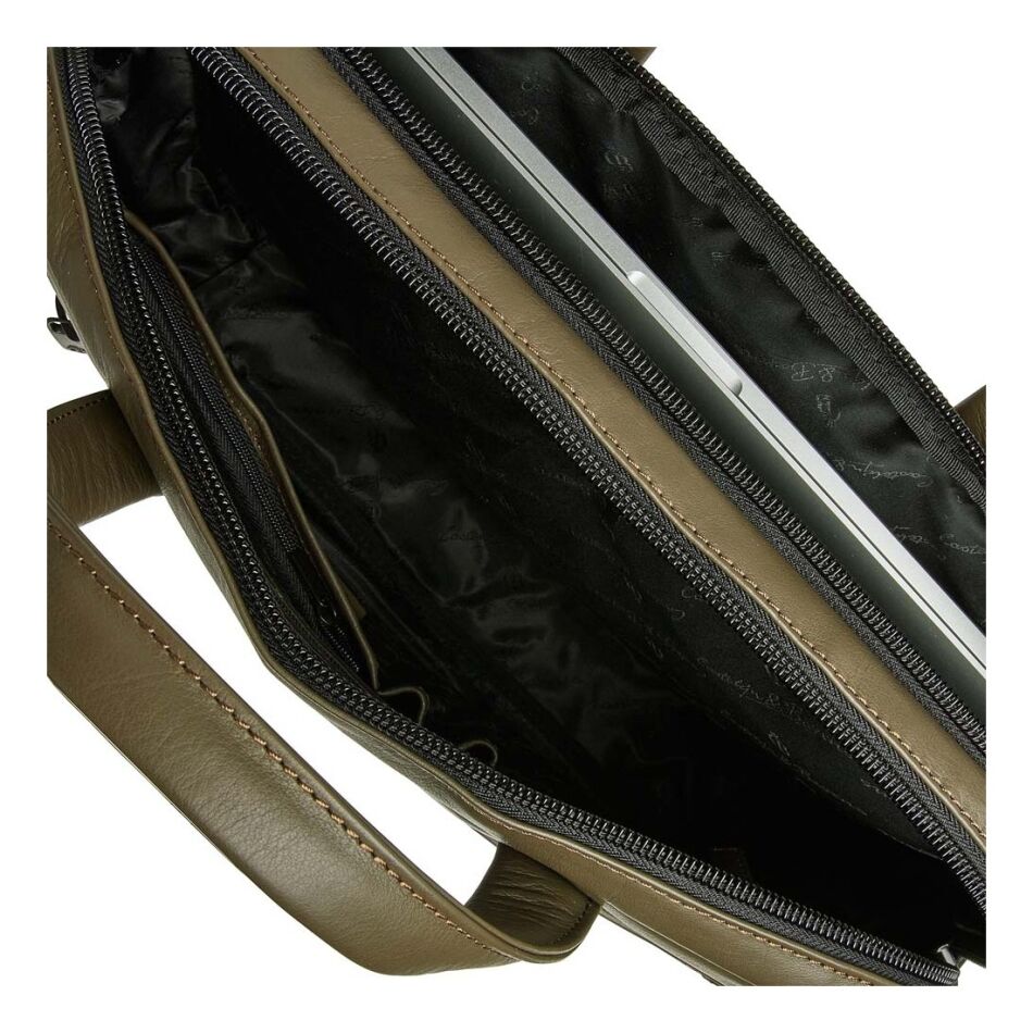 Castelijn & Beerens Charlie Laptoptas 15.6 Inch + Tablet groen | Wennekes.nl