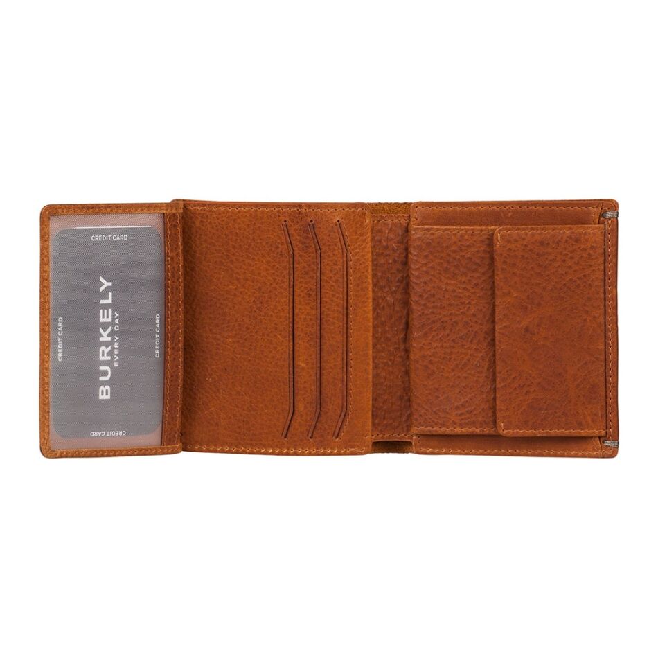 Burkely Antique Avery Billfold High Coin cognac | Wennekes.nl