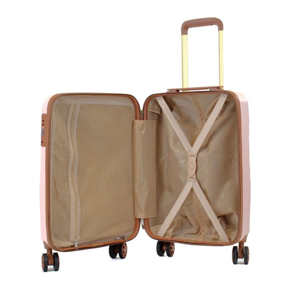 Oistr Florence Handbagage Spinner S roze | Wennekes.nl