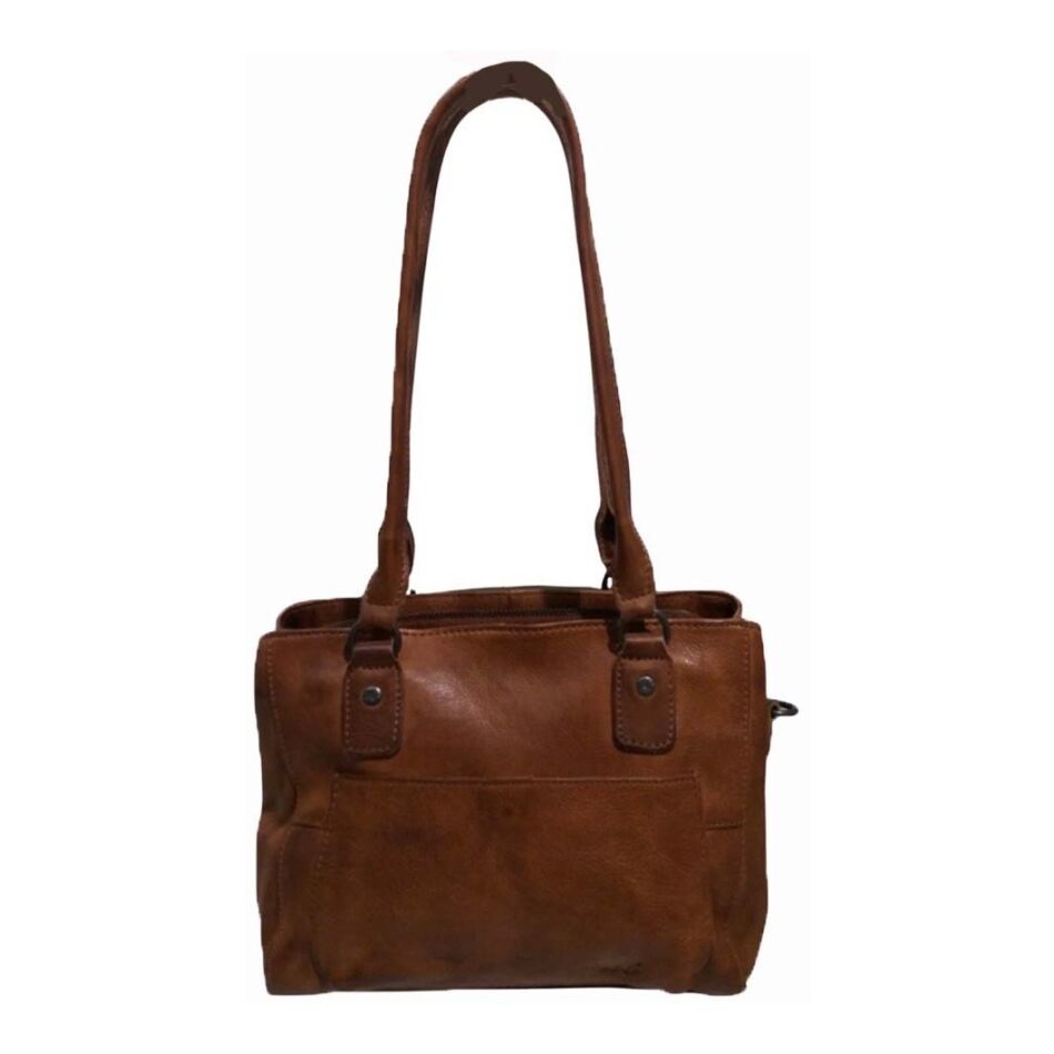 Bear Design Navis Design Rita Small Hand/Shoulderbag cognac | Wennekes.nl