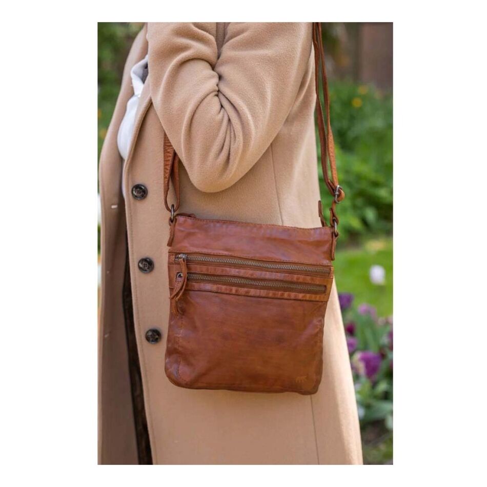 Bear Design Schoudertasje Luna Cognac | Wennekes