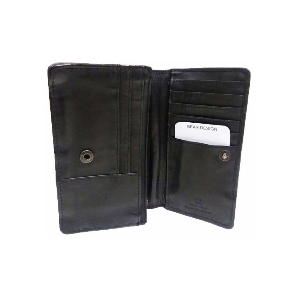 Bear Design Bear Design Emma Overslag Portemonnee zwart | Wennekes.nl