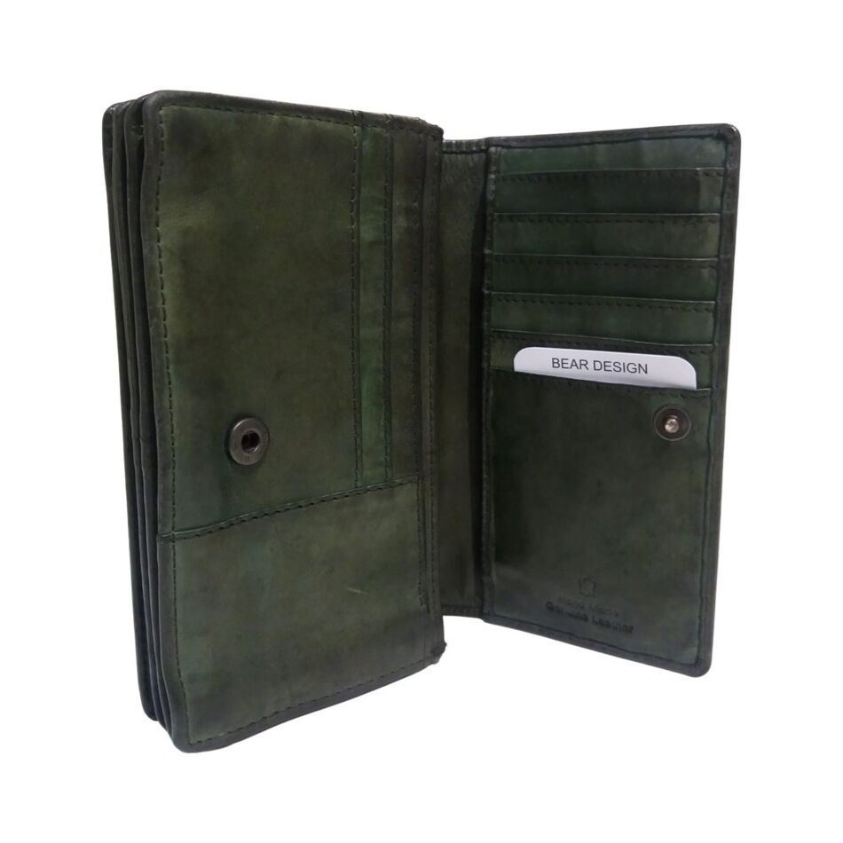Bear Design Bear Design Emma Overslag Portemonnee groen 2 | Wennekes.nl