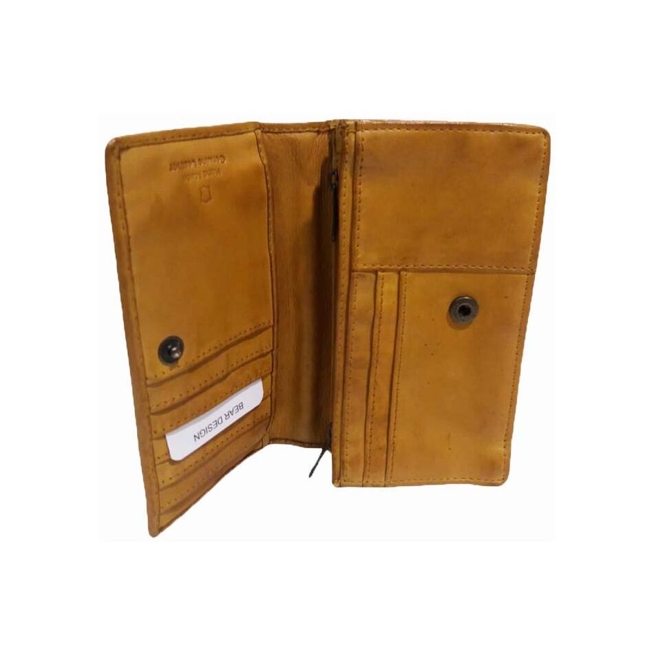 Bear Design Bear Design Emma Overslag Portemonnee geel | Wennekes.nl