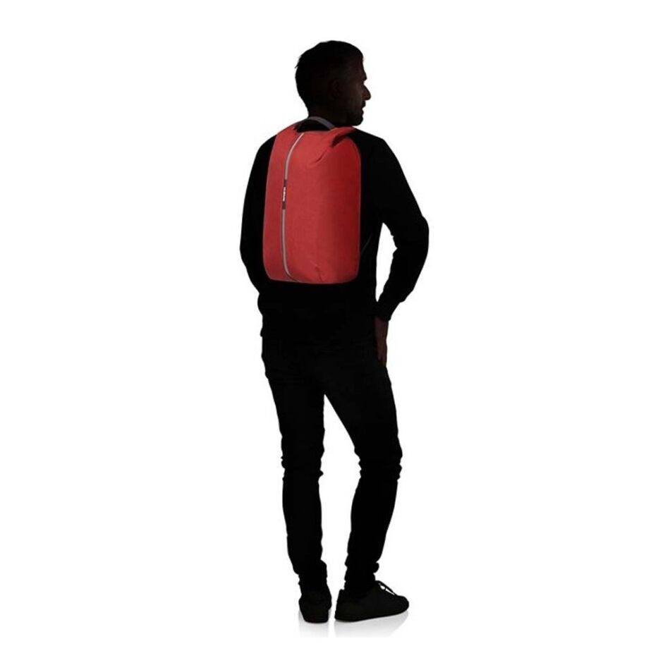 Samsonite Securipak Laptop Backpack 15,6 inch rood | Wennekes.nl