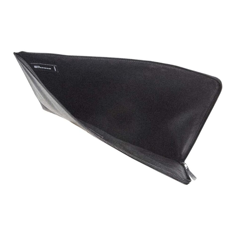 Maverick Maverick All Black Lederen Laptopsleeve 15,6