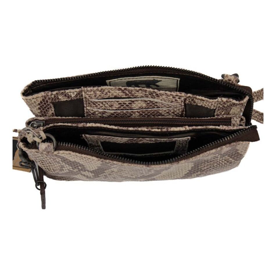 Bear Design Portemonneetasje Uma Snake bruin combi | Wennekes.nl