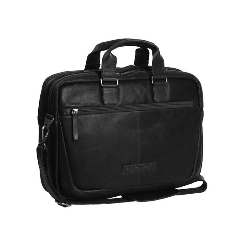 The Chesterfield Brand Laptoptas Seth zwart | Wennekes.nl