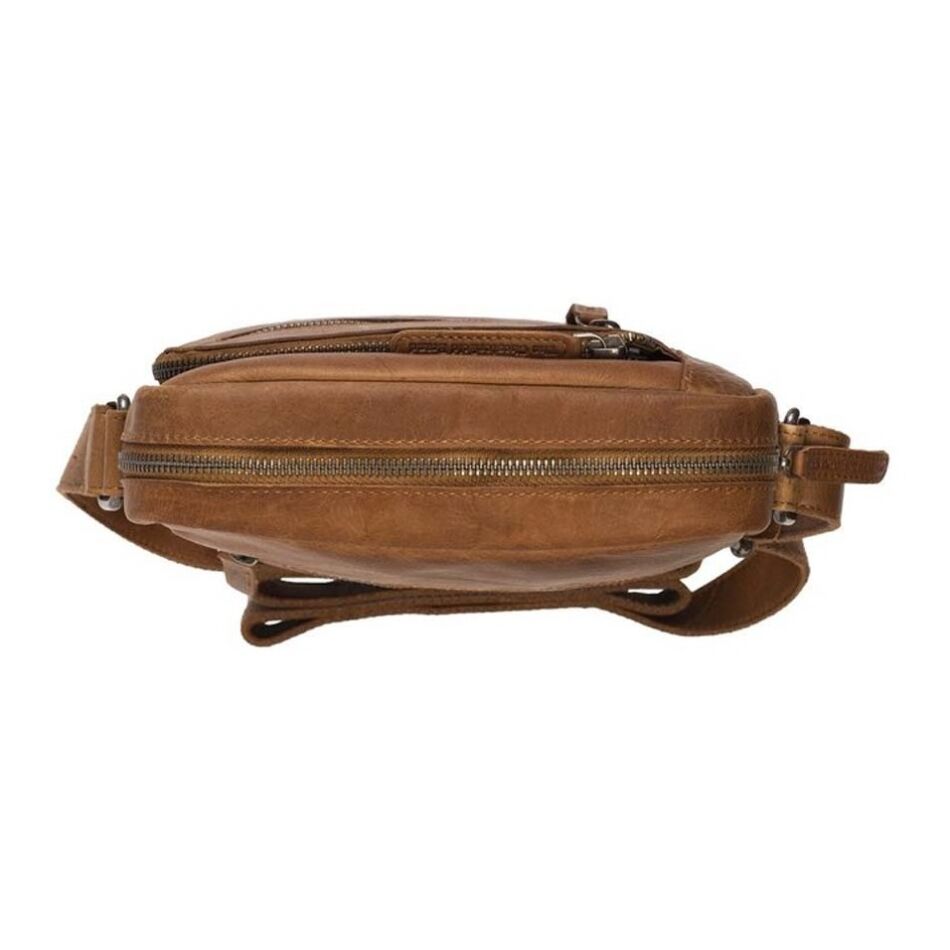 The Chesterfield Brand Schoudertas Dessau cognac | Wennekes.nl