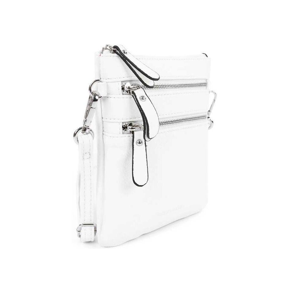 Emily & Noah Emma Handtas Klein Dubbele Rits wit | Wennekes.nl