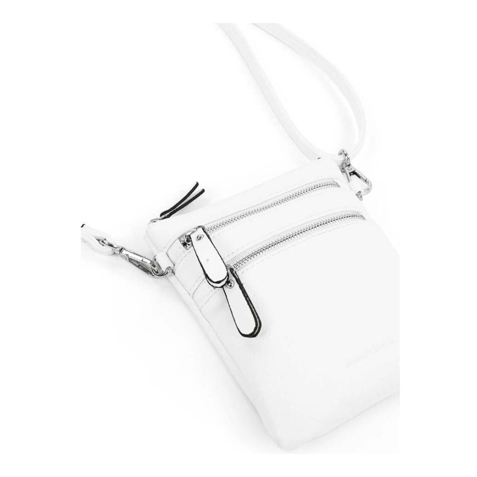 Emily & Noah Emma Handtas Klein Dubbele Rits wit | Wennekes.nl