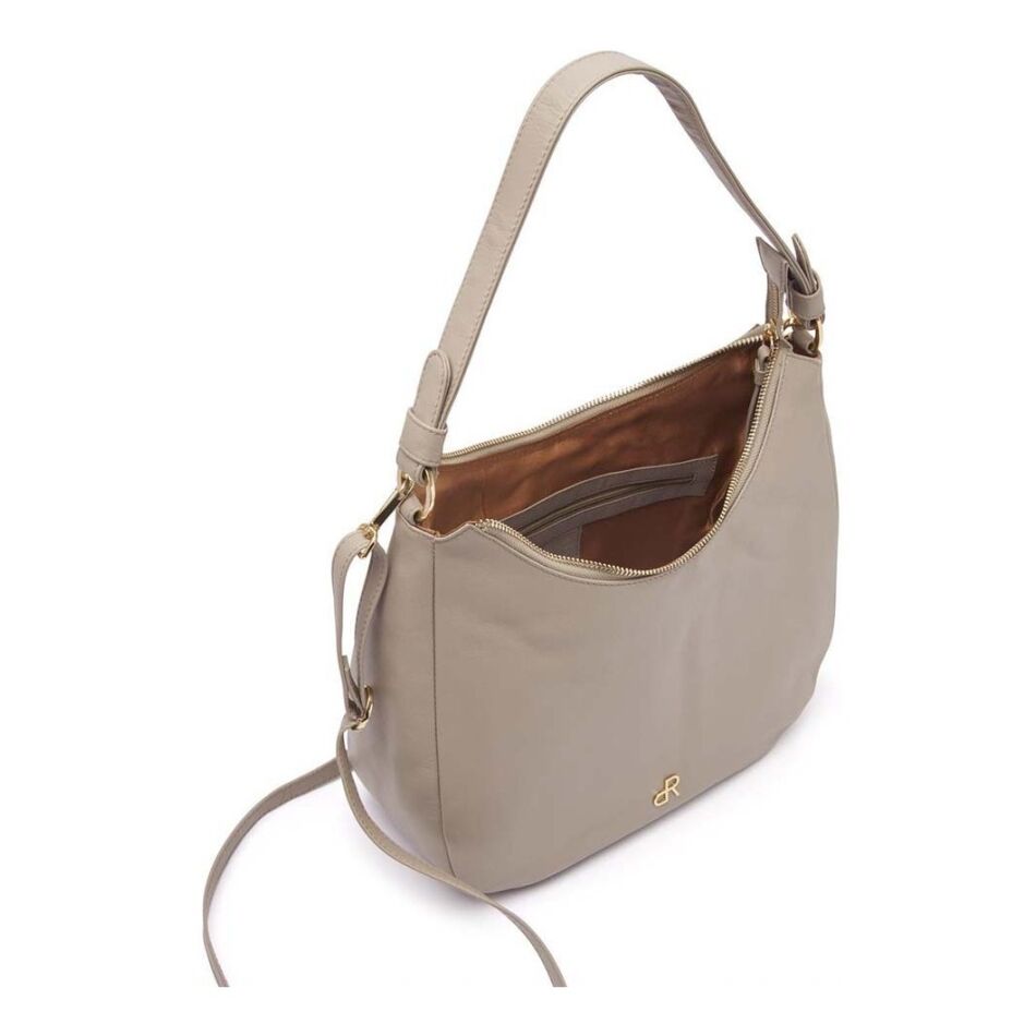 De Rooy Faggio Hand/ Schoudertas beige | Wennekes.nl