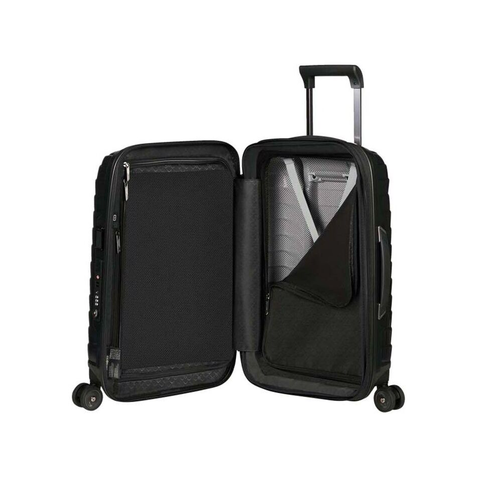 Samsonite Proxis Spinner 55/20 L35cm zwart | Wennekes.nl