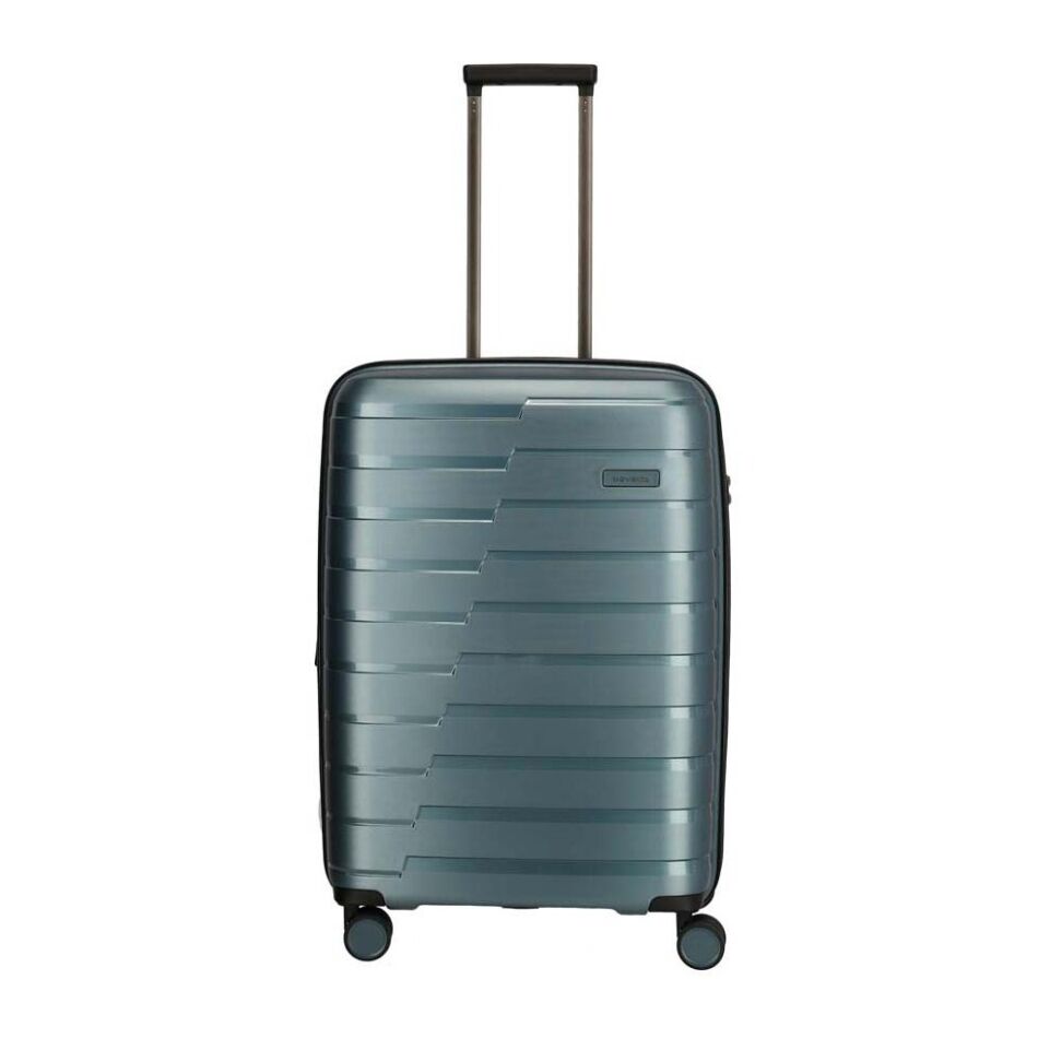 Travelite Air Base 4W Trolley M Exp. blauw | Wennekes.nl