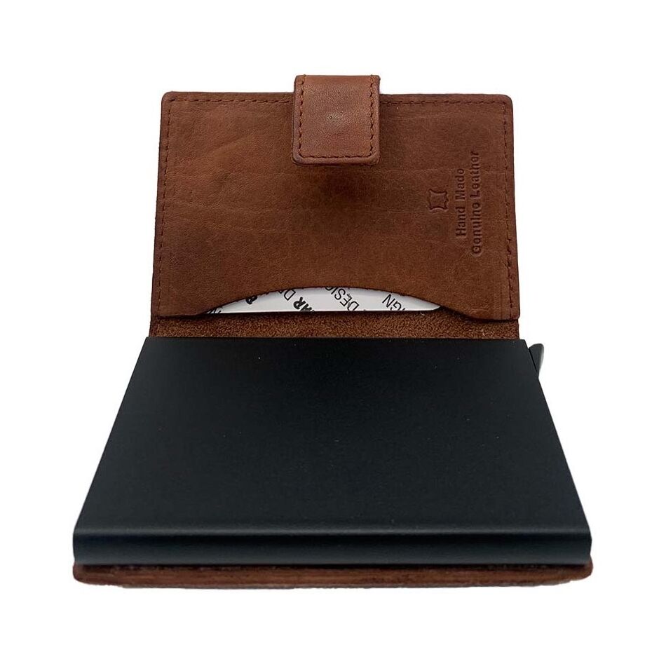 Bear Design Pasjeshouder Pip Cognac | Wennekes