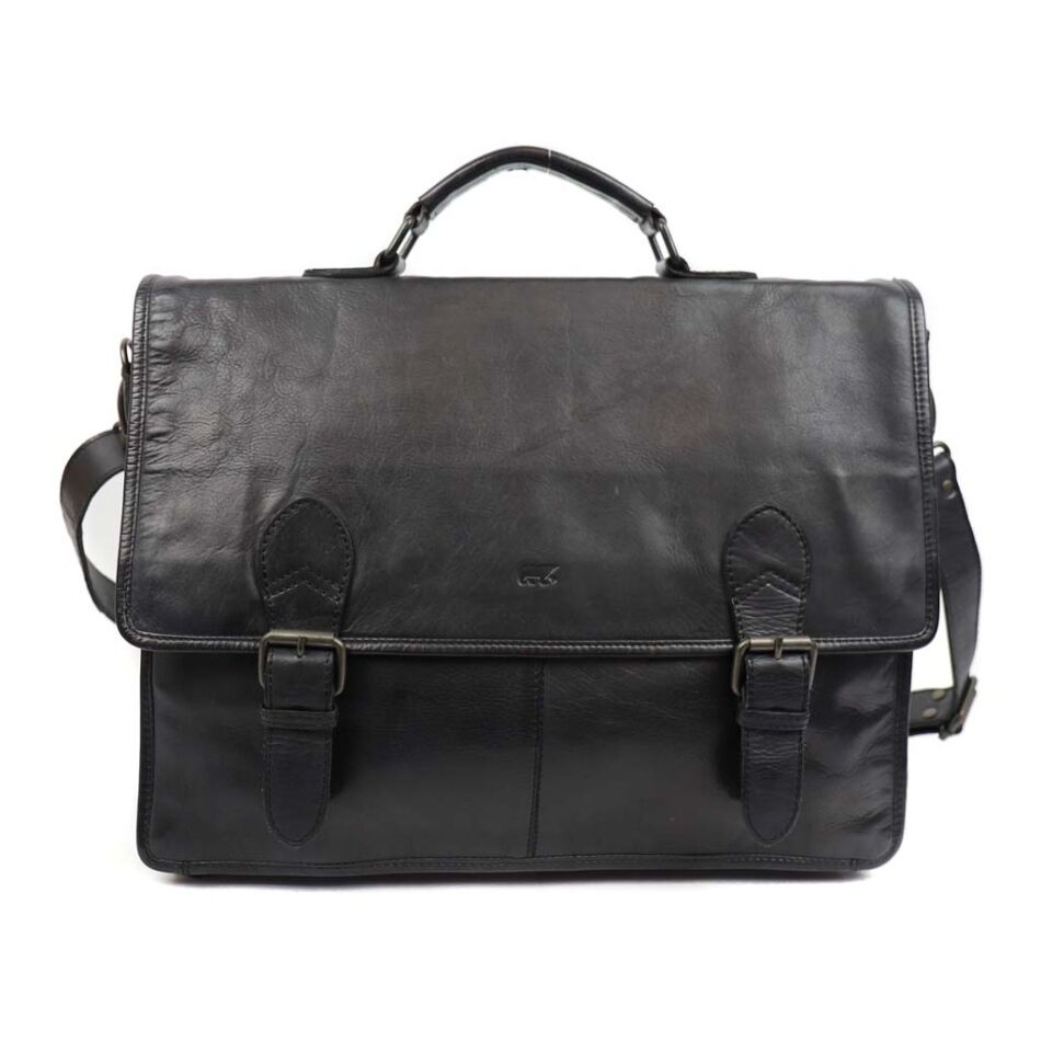 Bear Design Laptoptas Guus zwart | Wennekes.nl