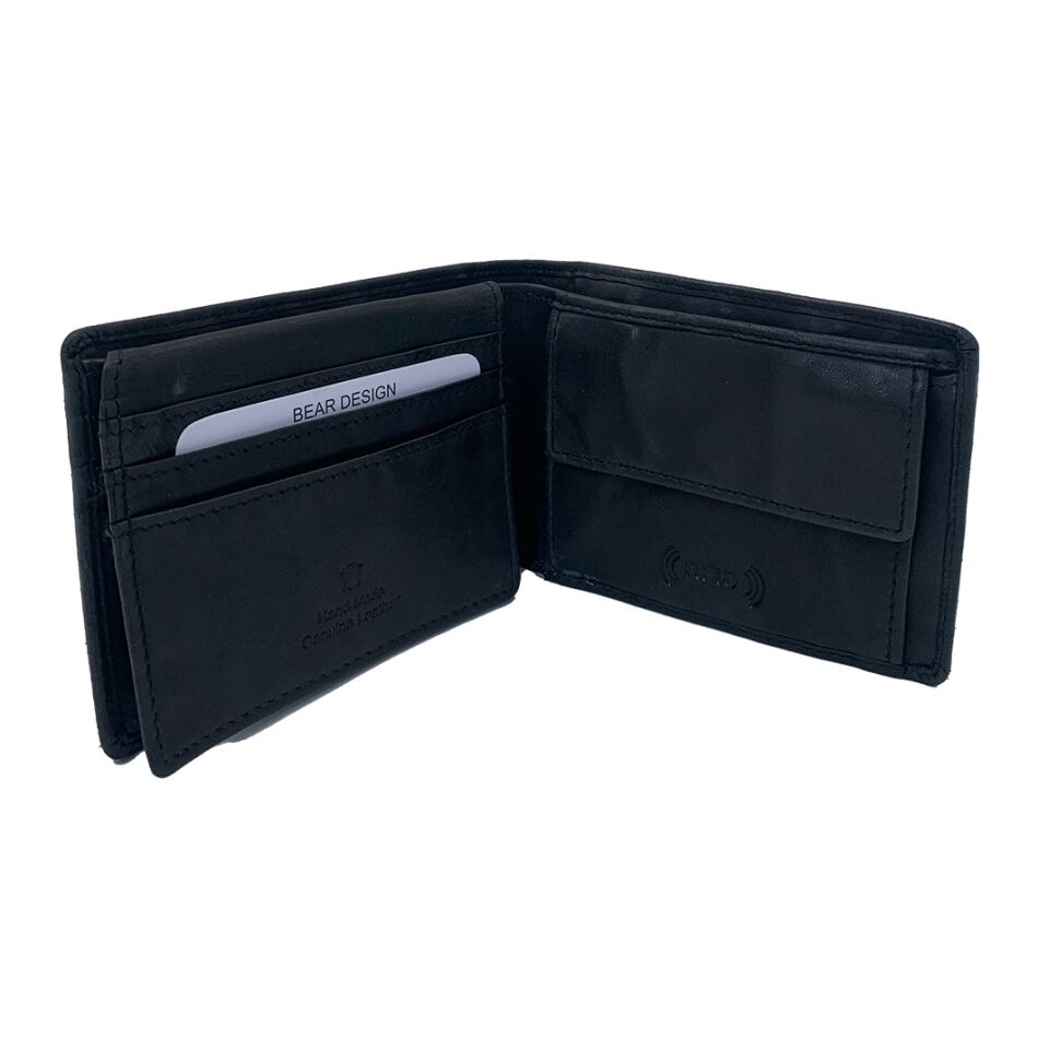 Bear Design Bear Design Joep Billfold zwart | Wennekes.nl
