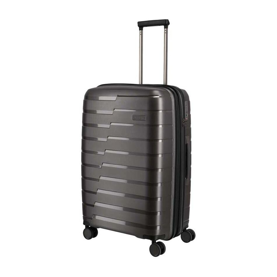 Travelite Air Base 4W Trolley M Exp. antraciet | Wennekes.nl