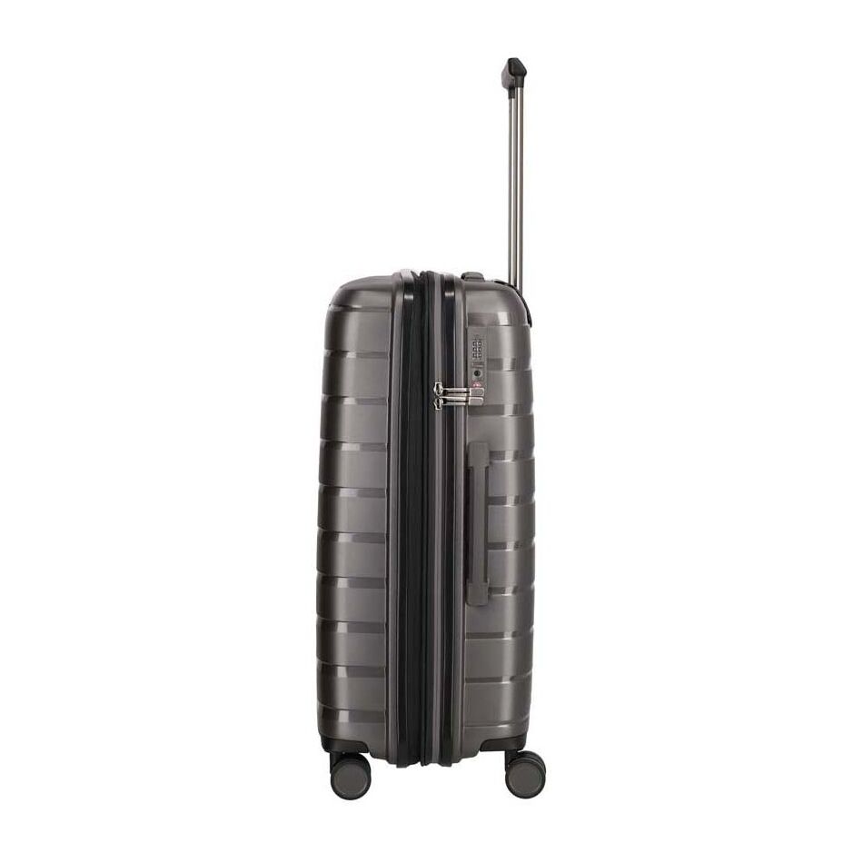 Travelite Air Base 4W Trolley M Exp. antraciet | Wennekes.nl
