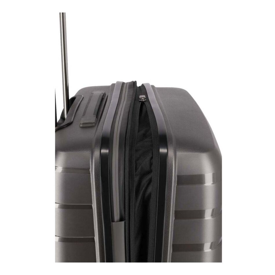 Travelite Air Base 4W Trolley M Exp. antraciet | Wennekes.nl