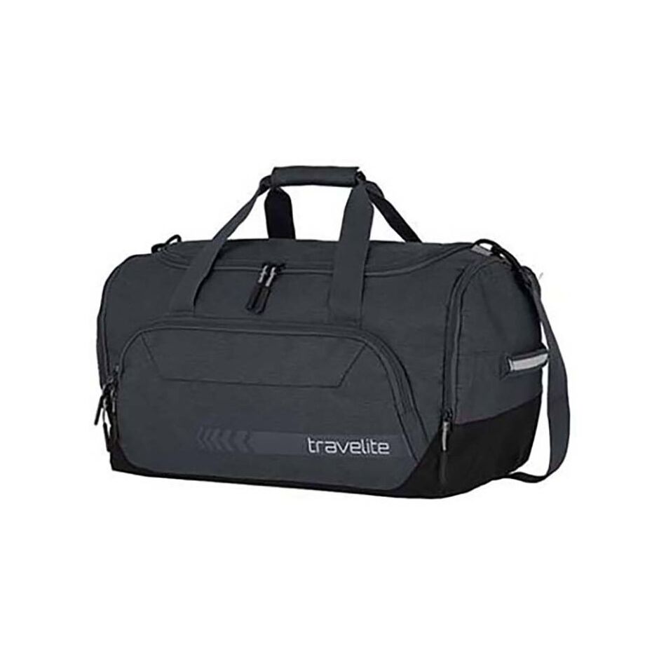 Travelite Kick Off Wheeled Duffle L antraciet | Wennekes.nl