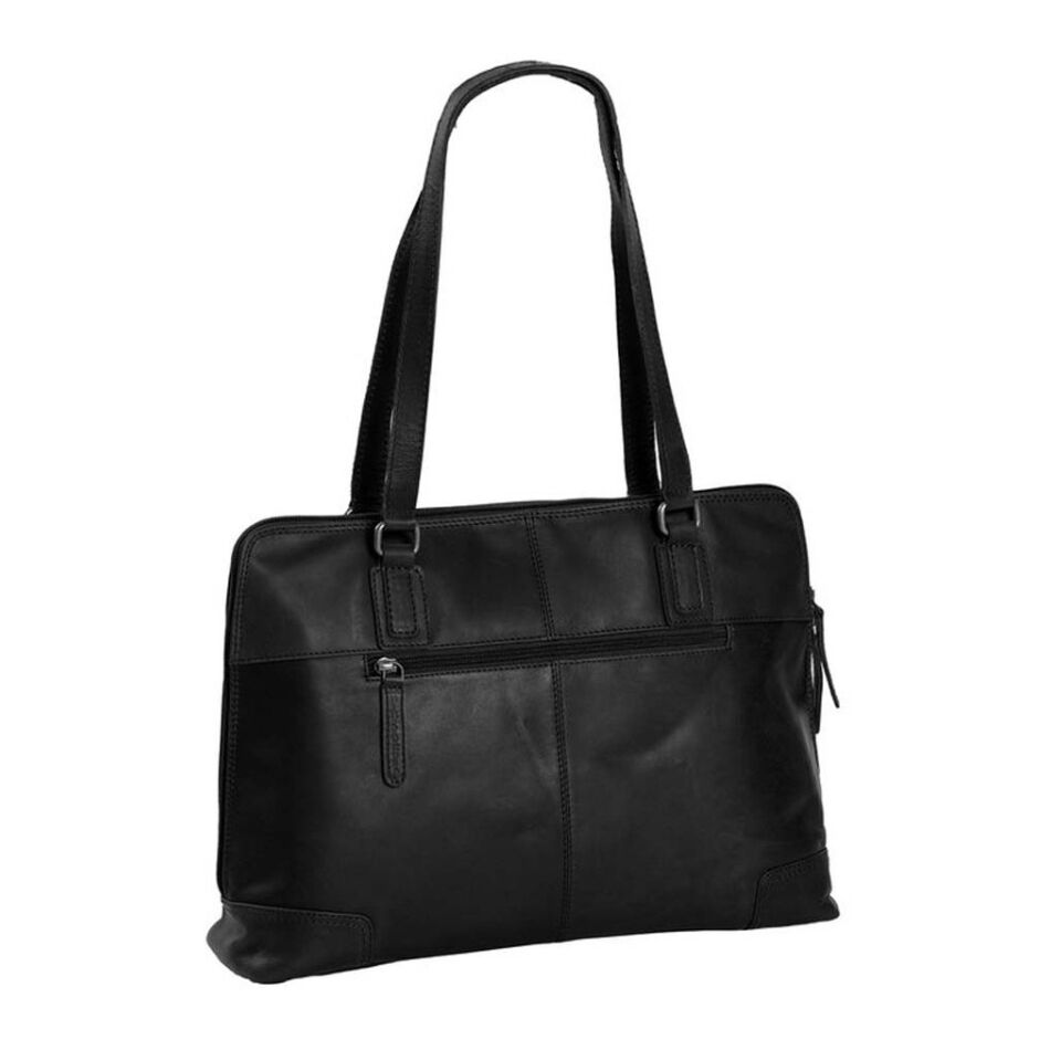 The Chesterfield Brand Schoudertas Groot Flint zwart | Wennekes.nl