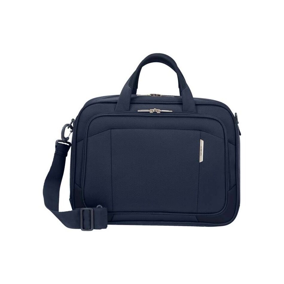 Samsonite Respark Laptop Shoulderbag blauw | Wennekes.nl