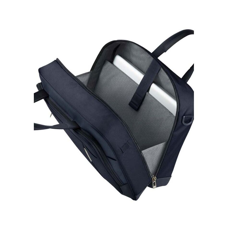 Samsonite Respark Laptop Shoulderbag blauw | Wennekes.nl