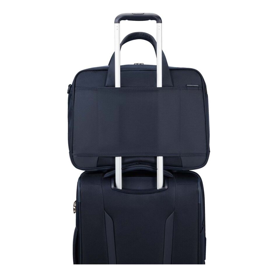 Samsonite Respark Laptop Shoulderbag blauw | Wennekes.nl