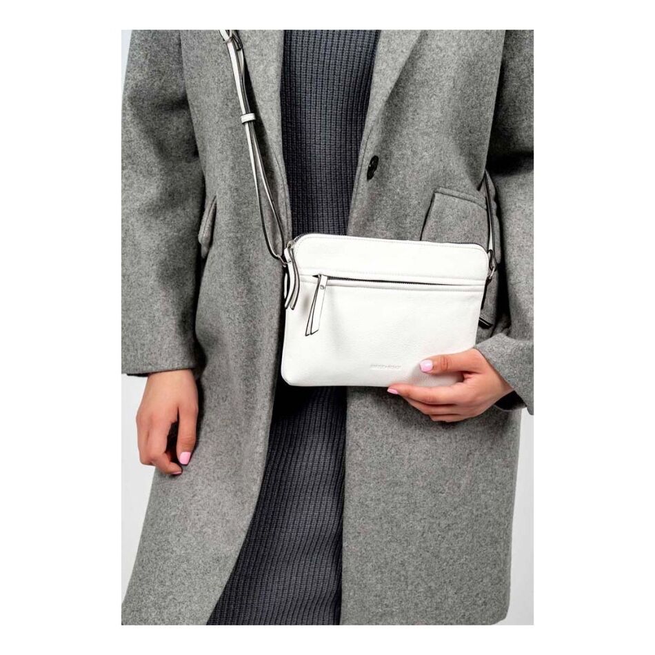 Emily & Noah Emma Handtas Middel Rits wit | Wennekes.nl