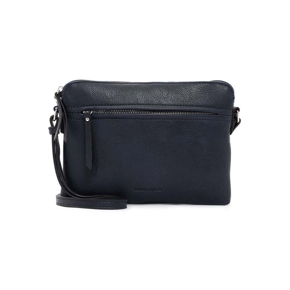 Emily & Noah Emma Handtas Middel Rits blauw | Wennekes.nl