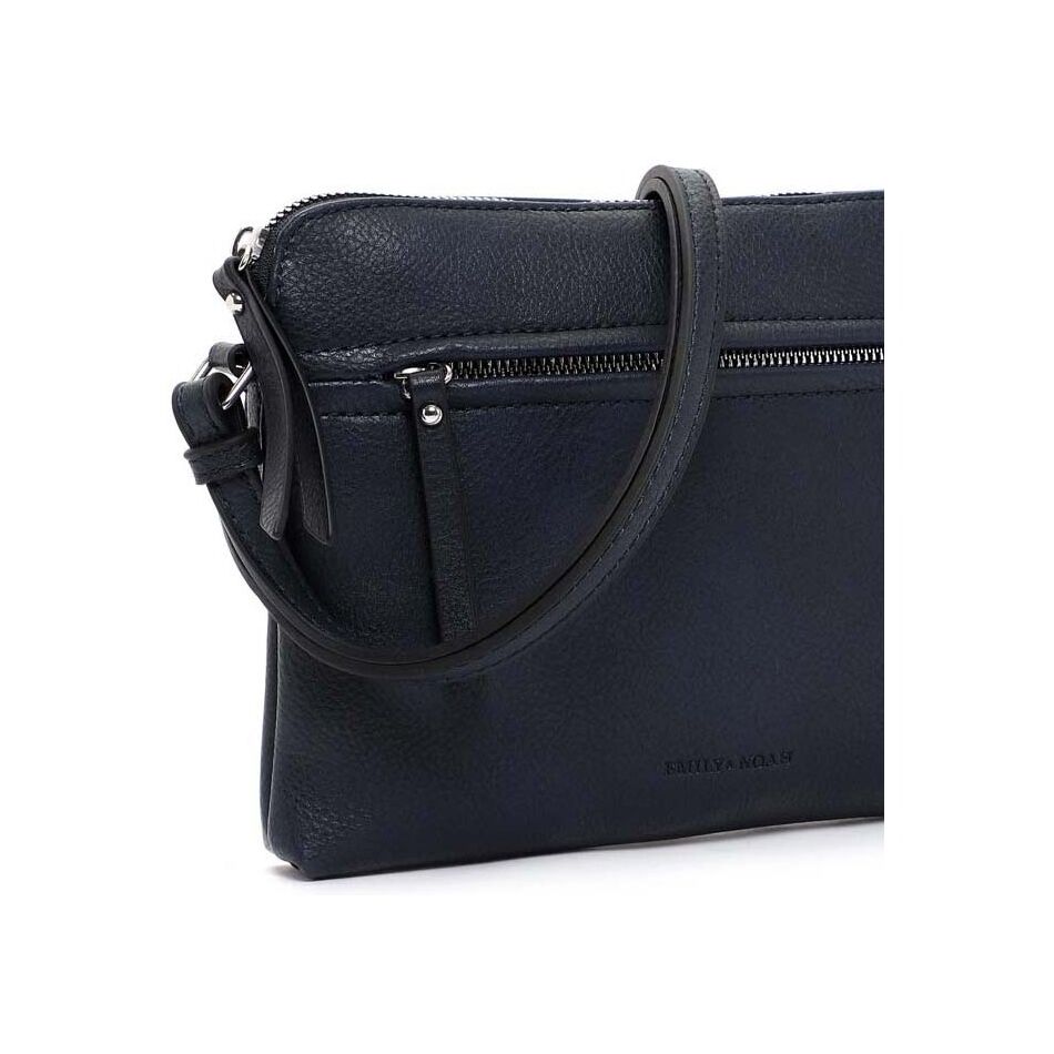 Emily & Noah Emma Handtas Middel Rits blauw | Wennekes.nl