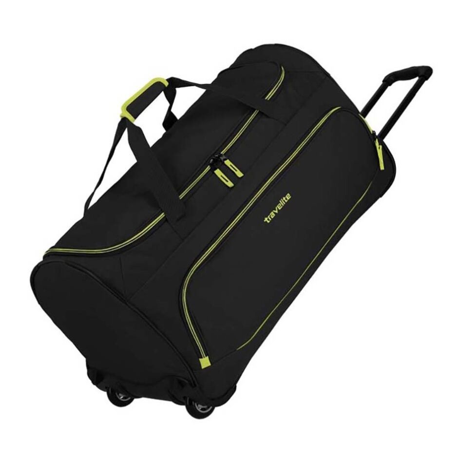 Travelite Basics Fresh Trolley Travelbag zwart | Wennekes.nl