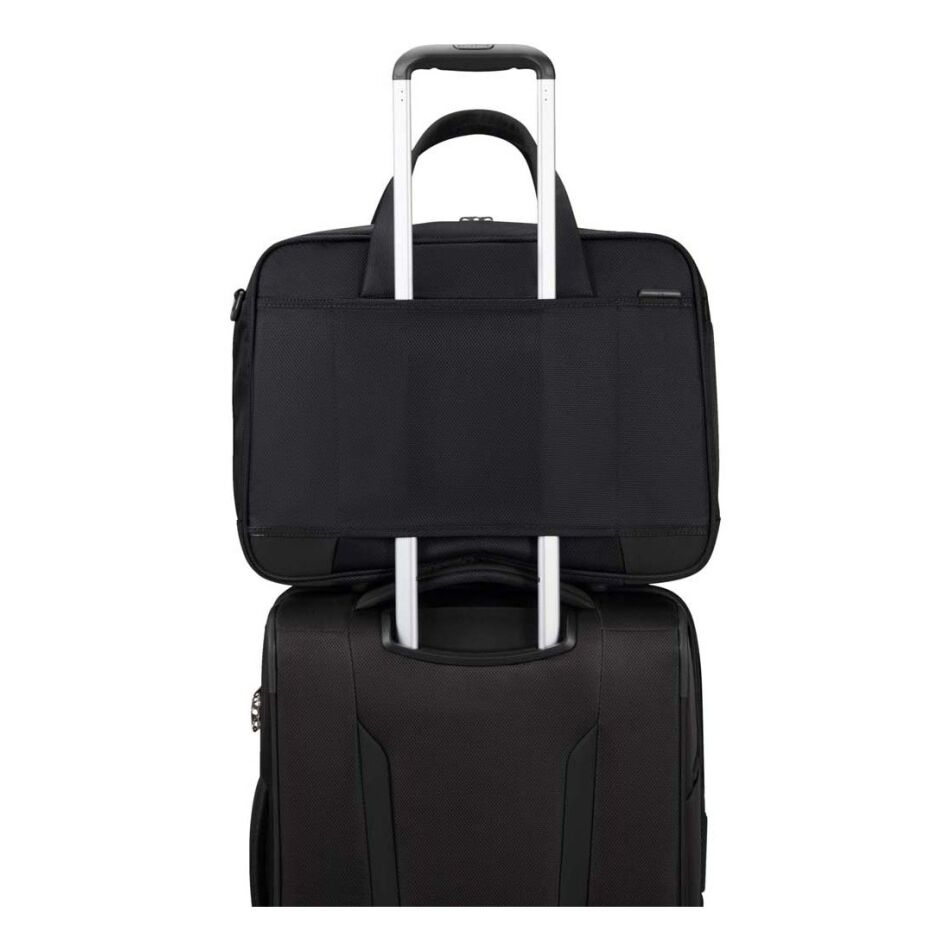 Samsonite Respark Laptop Shoulderbag zwart | Wennekes.nl