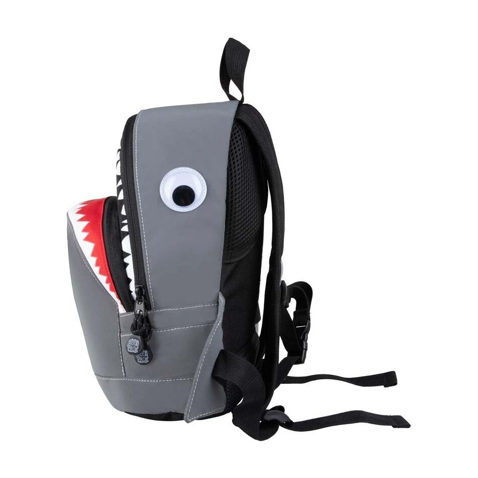 Pick & Pack Shark Shape Reflecting Backpack S grijs | Wennekes.nl