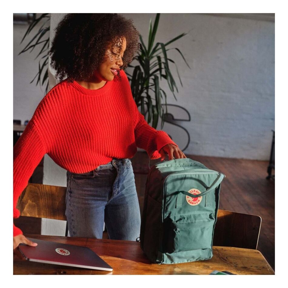 Fjall Raven Kanken Laptop 15 inch groen | Wennekes.nl