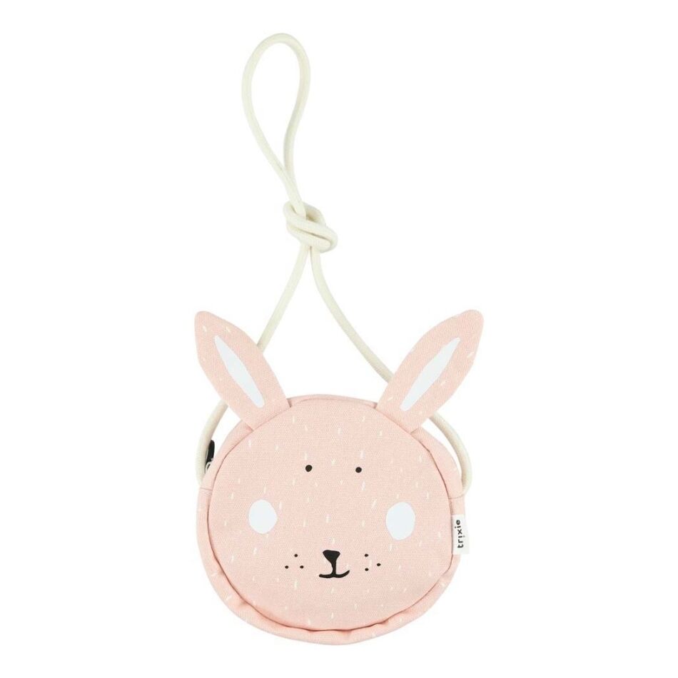 Trixie-Baby Round Purse Mrs. Rabbit roze | Wennekes.nl