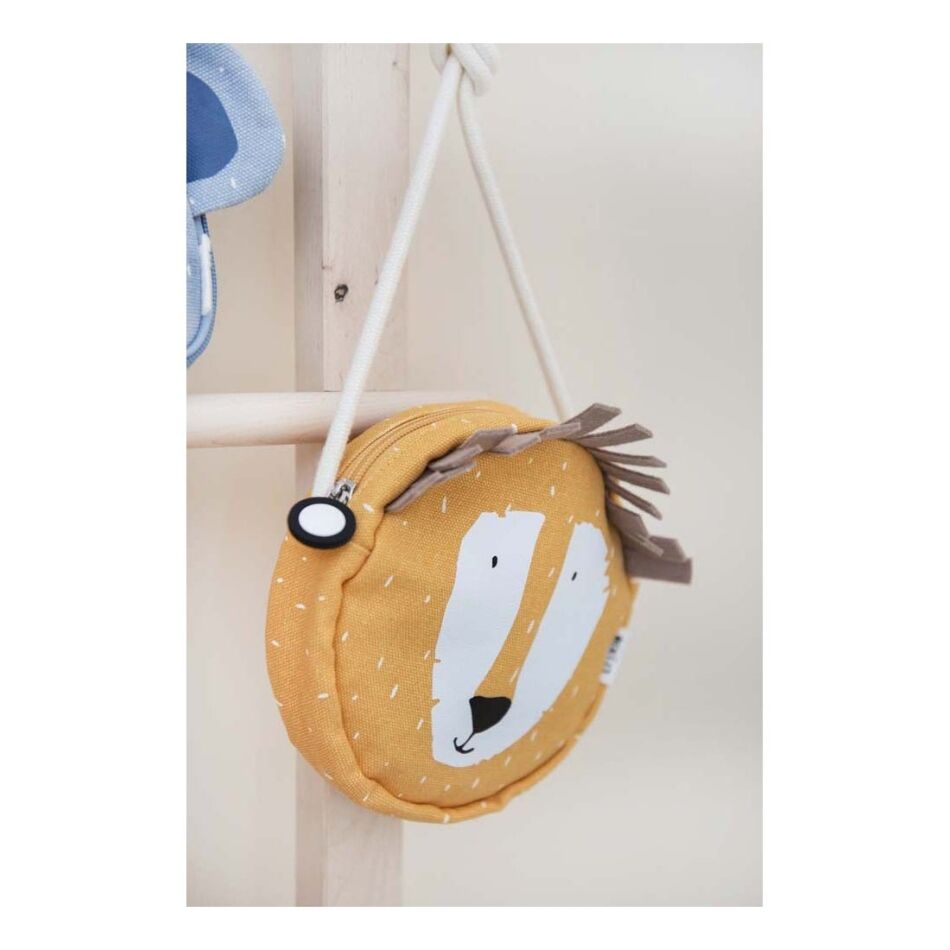 Trixie-Baby Round Purse Mr. Lion geel | Wennekes.nl