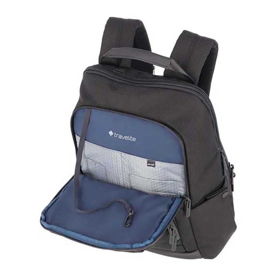 Travelite Meet Backpack Exp. zwart | Wennekes.nl