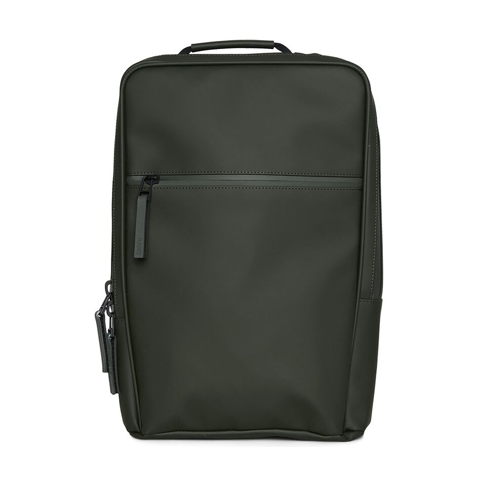 Rains Book Backpack W3 groen | Wennekes.nl